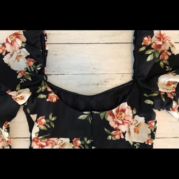 Likely Tara Black Floral Mini Dress - Picture 6 of 11